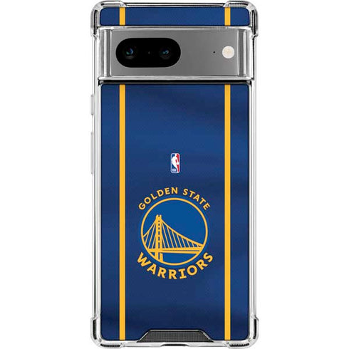 NBA Golden State Warriors Jersey Google Pixel 8a Clear Case